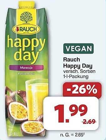 Rauch Happy Day Maracuja 1L – Jetzt zum Sonderpreis!