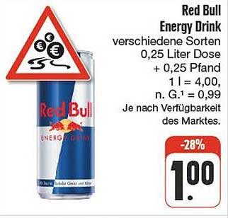 Red Bull Energy Drink 0,25 Liter Dose