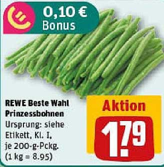 REWE Beste Wahl Prinzessbohnen