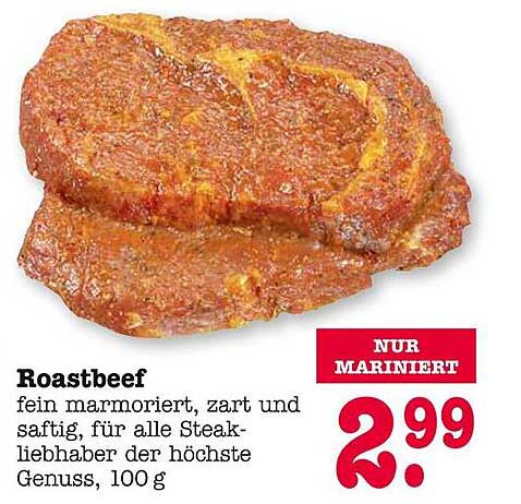 Roastbeef, marinierte Spezialität