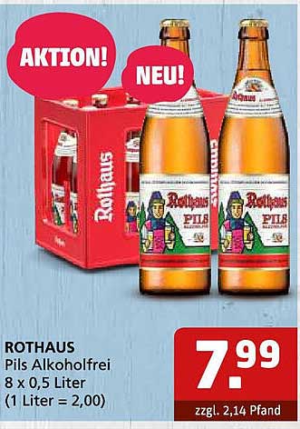 Rothaus Pils Alkoholfrei 8 x 0,5 Liter