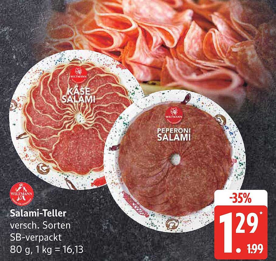 Salami-Teller - verschiedene Sorten SB-verpackt