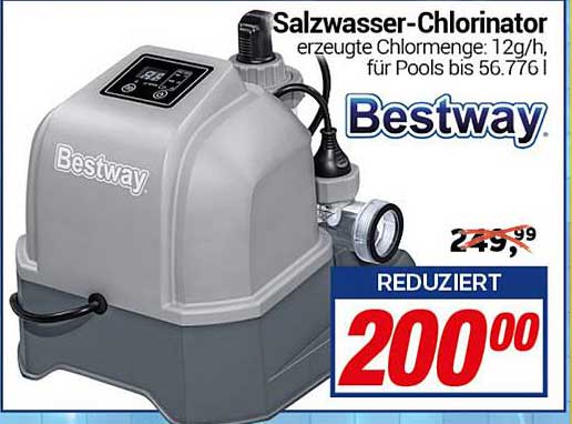 Salzwasser-Chlorinator von Bestway - Ideal für Pools
