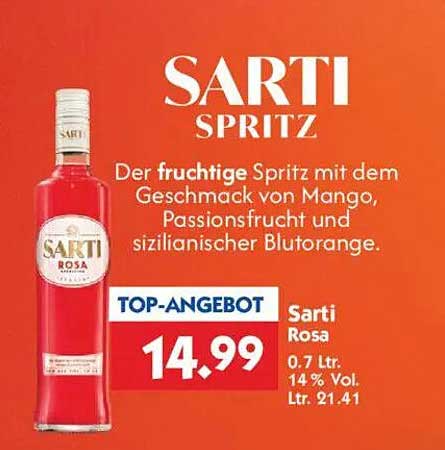 Sarti Spritz - Der fruchtige Genuss aus Italien