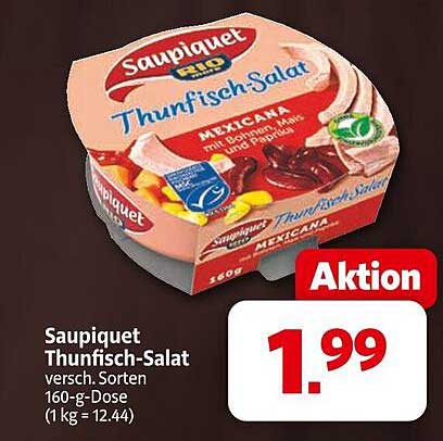 Saupiquet Thunfisch-Salat versch. Sorten 160-g-Dose