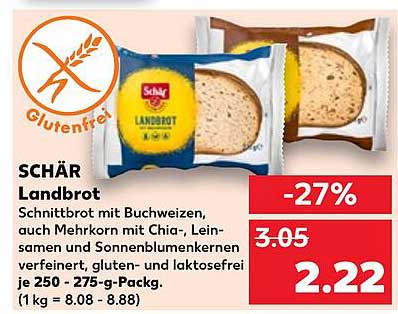 SCHÄR Landbrot - Glutenfrei