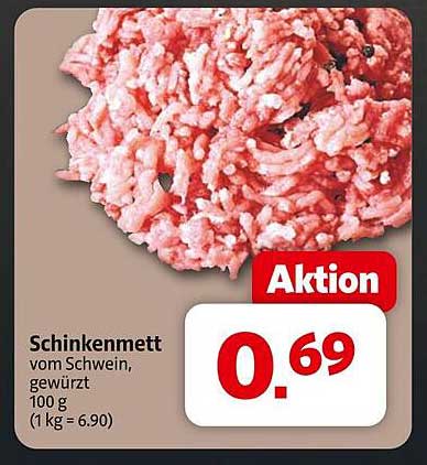 Schinkenmett vom Schwein, gewürzt