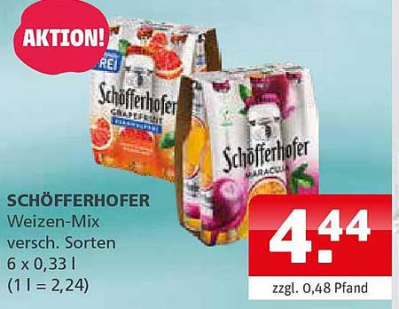 SCHÖFFERHOFER Weizen-Mix versch. Sorten 6 x 0,33 l