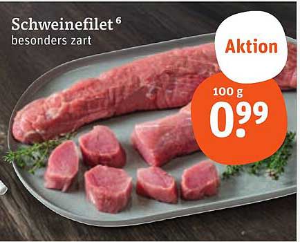 Schweinefilet besonders zart - Aktion!