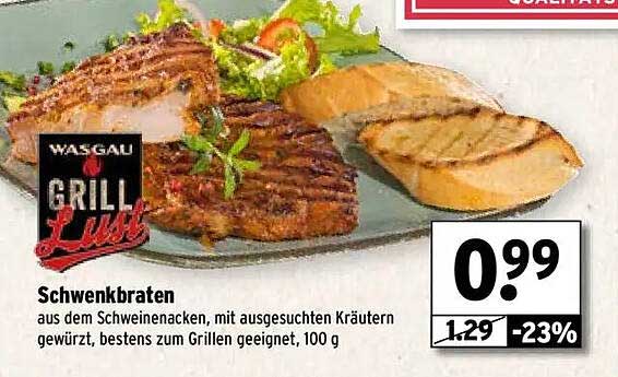 Schwenkbraten aus dem Schweinenacken
