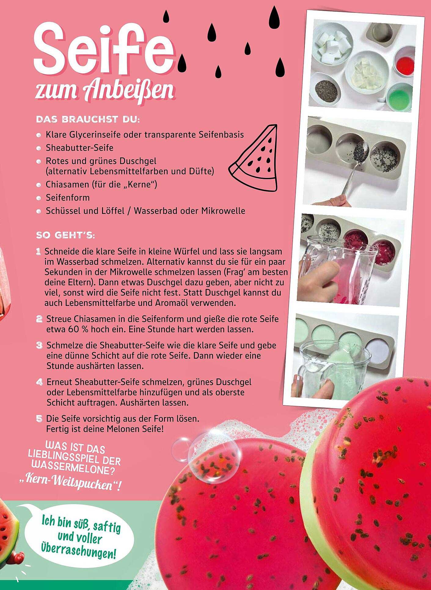 Seife zum Anbeißen