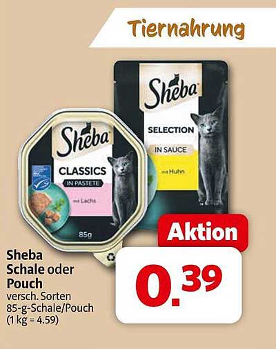 Sheba Schale oder Pouch 85 g - verschiedene Sorten