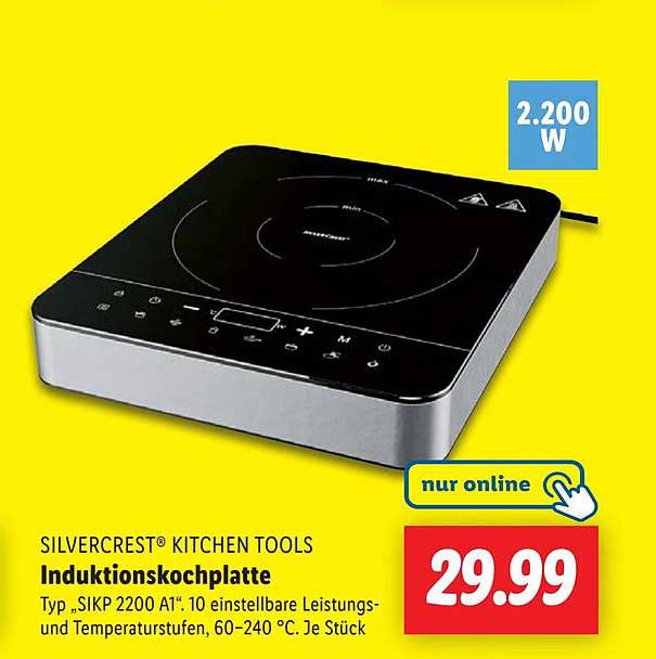 SILVERCREST® Induktionskochplatte Typ „SIKP 2200 A1“