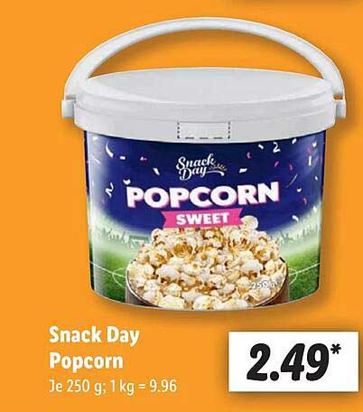 Snack Day Popcorn Sweet 250 g