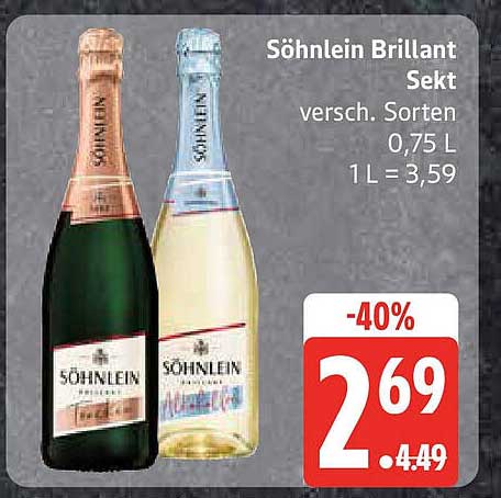 Söhnlein Brillant Sekt - Eine erfrischende Auswahl für jede Gelegenheit