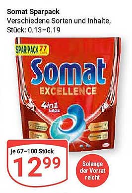 Somat Sparpack Excellence 4in1 Caps
