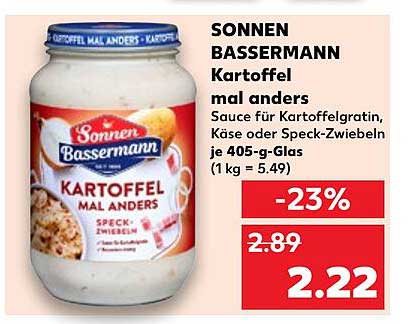 SONNEN BASSERMANN Kartoffel mal anders Speck-Zwiebeln