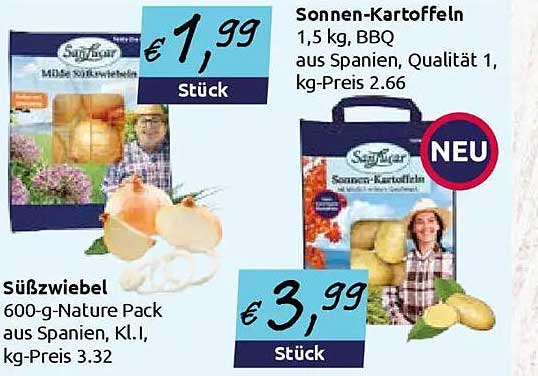 Sonnen-Kartoffeln 1,5 kg - BBQ aus Spanien