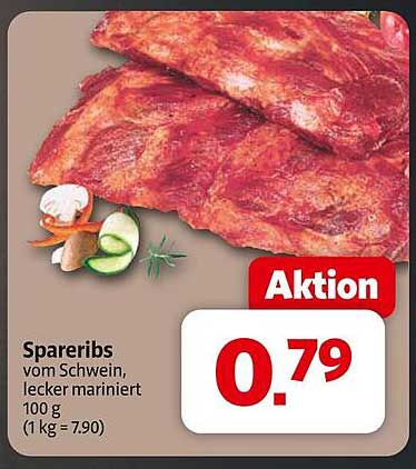 Spareribs vom Schwein, lecker mariniert