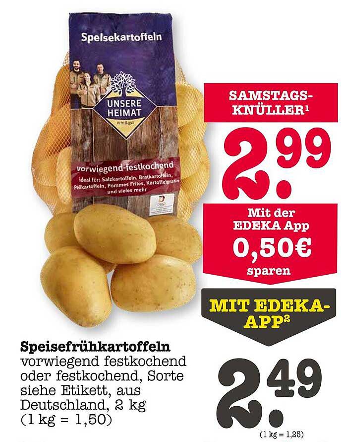 Spelzkartoffeln 2 kg - Unsere Heimat