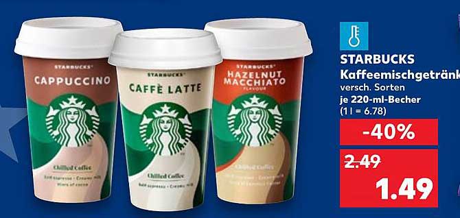 STARBUCKS Kaffeemischgetränk 220-ml-Becher