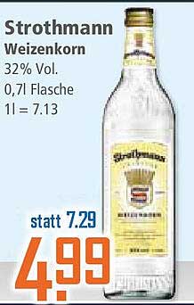 Strothmann Weizenkorn 0,7l Flasche, 32% Vol.