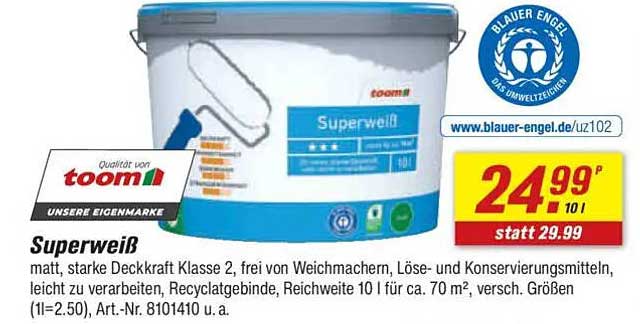 Superweiß - Die perfekte Wandfarbe für Ihr Zuhause