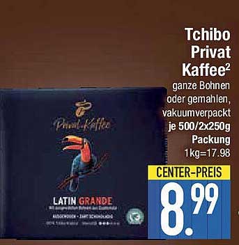 Tchibo Privat Kaffee – Latin Grande