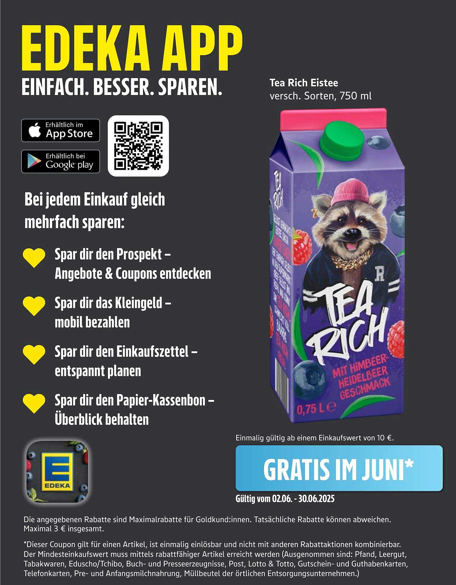 Tea Rich Eistee - verschiedene Sorten, 750 ml