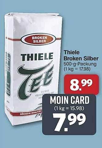 Thiele Broken Silber Tee 500-g-Packung