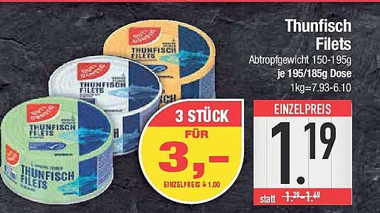 Thunfisch Filets