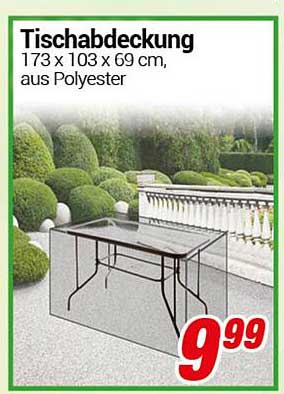 Tischabdeckung 173 x 103 x 69 cm, aus Polyester