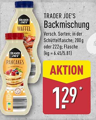 TRADER JOE'S Backmischung in verschiedenen Sorten
