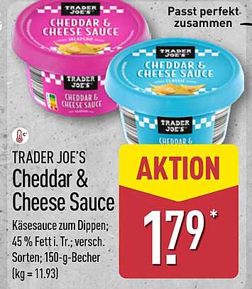 TRADER JOE'S Cheddar & Cheese Sauce