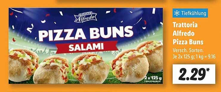 Trattoria Alfredo Pizza Buns Salami