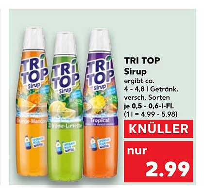 TRI TOP Sirup - nur 2,99 €