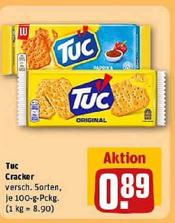 Tuc Cracker – Verschiedene Sorten zum Knabbern