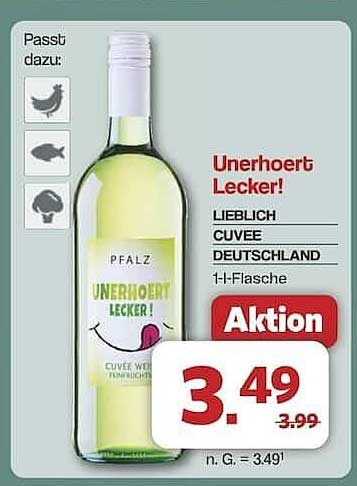 Unerhoert Lecker! Lieblich Cuvee Deutschland 1 l-Flasche