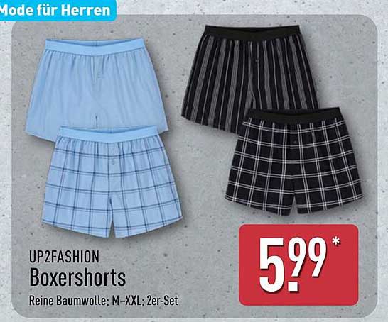 UP2FASHION Boxershorts - 2er-Set