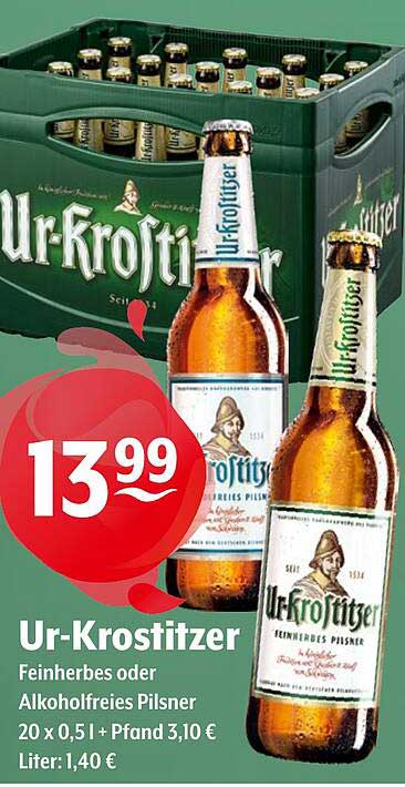 Ur-Krostitzer - Feinhopfiges Pilsner für Genießer