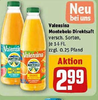 Valensina Montebelo Direktsaft – frisch und köstlich