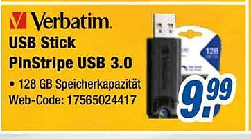 Verbatim USB Stick PinStripe USB 3.0
