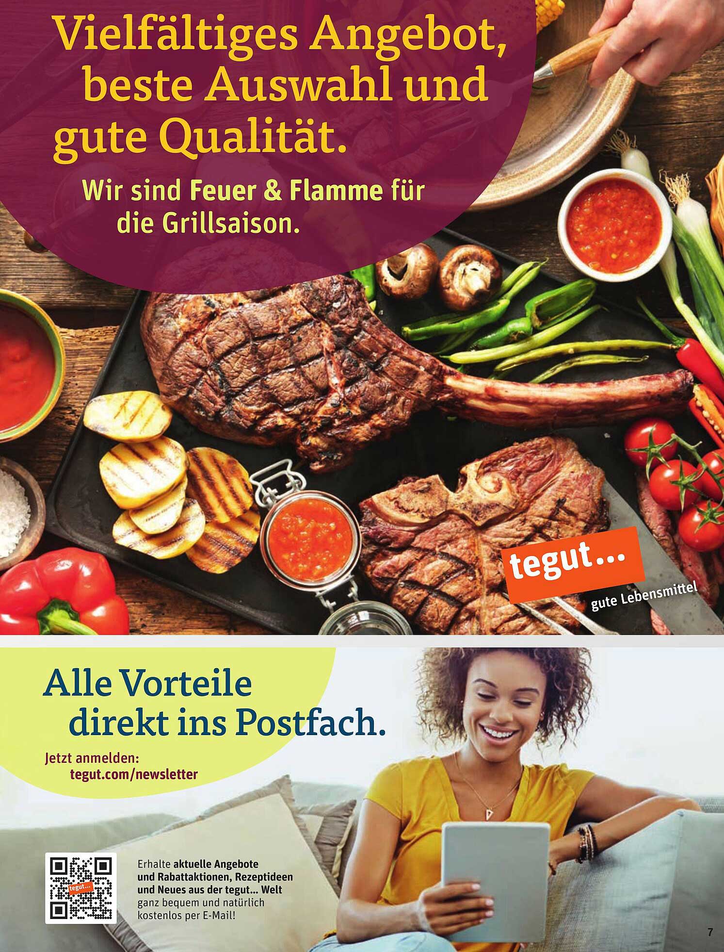 Vielfältiges Angebot für die Grillsaison bei tegut
