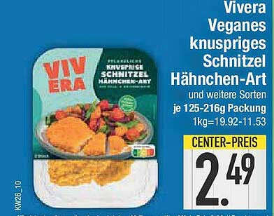 Vivera Veganes knuspriges Schnitzel Hähnchen-Art
