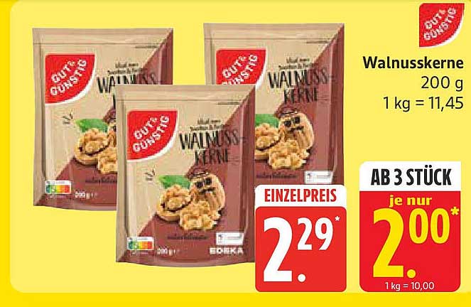 Walnüsse 200 g - Jetzt zum Sparpreis!