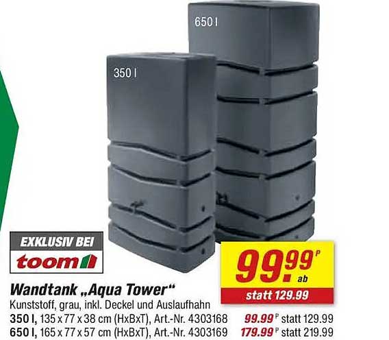 Wandtank „Aqua Tower“