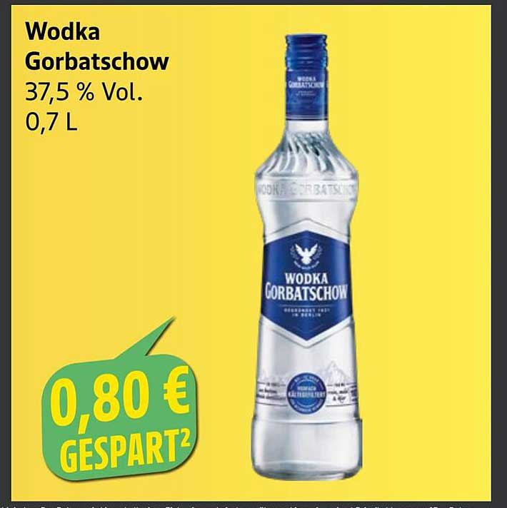 Wodka Gorbattschow 0,7 L – 37,5 % Vol.