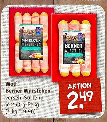 Wolf Berner Würstchen - Aktion