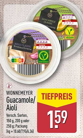 Wonnemeyer Guacamole/Aioli