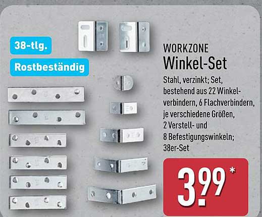 WORKZONE Winkel-Set 38-tlg.